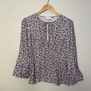 GHOST London Floral Print Blouse Size Small